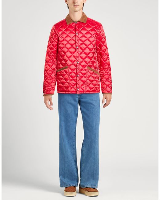 Husky Red Puffers for men