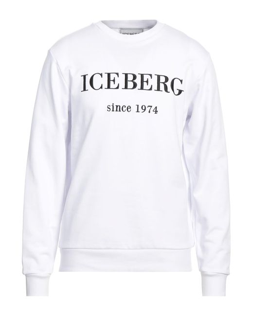 Iceberg White Sweatshirt for men