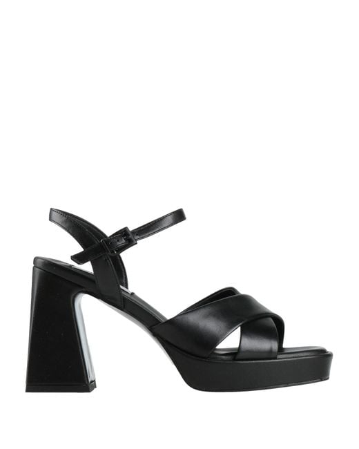 Gai Mattiolo Black Sandals