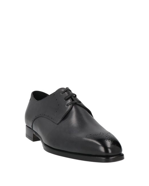 Brioni Black Lace-Up Shoes for men