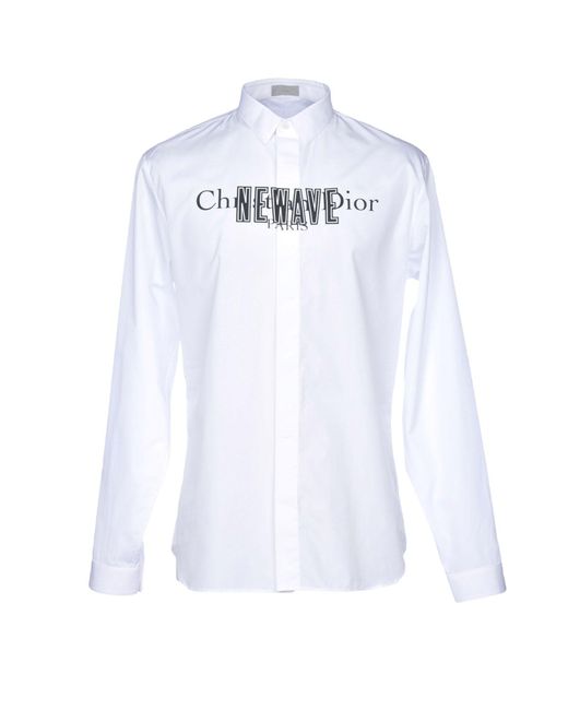 Chemise Dior Homme pour homme en coloris Blanc | Lyst