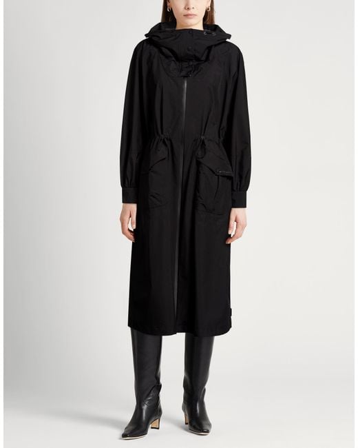 Herno Black Midnight Overcoat & Trench Coat Polyester