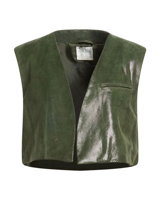 Forte_forte Green Tailored Vests