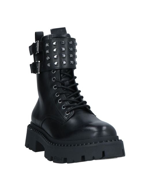 Ash Black Ankle Boots