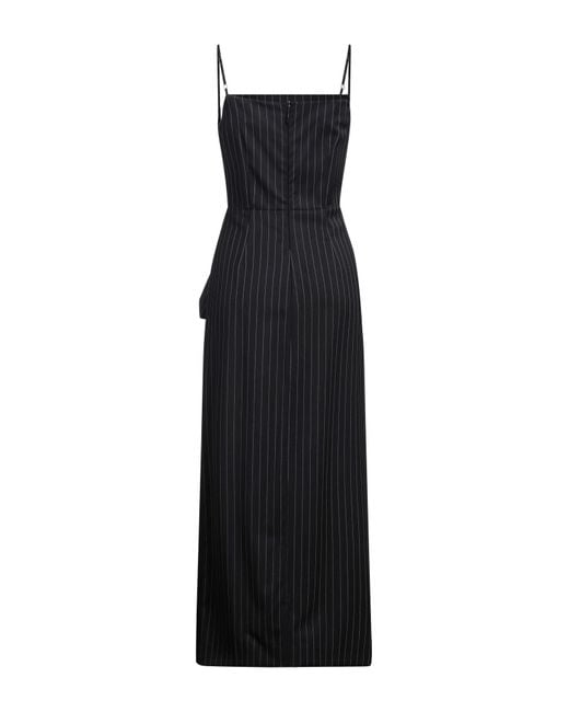 MSGM Black Midi Dress