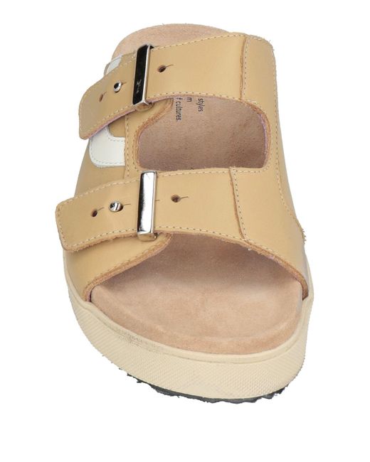 HIDNANDER Natural Sandals Leather