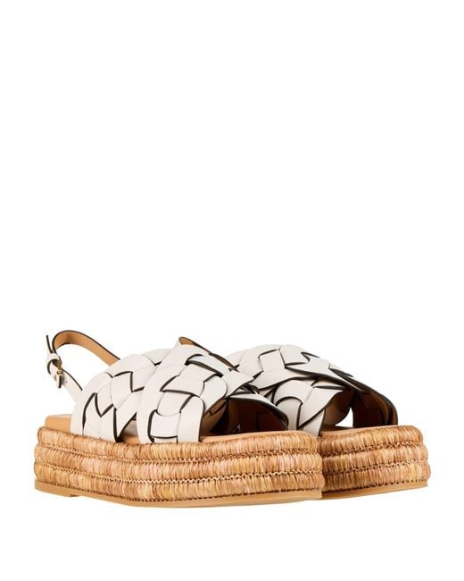 Tod's Natural Sandals Leather