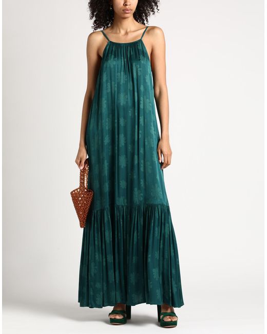 ALESSIA SANTI Green Maxi-Kleid