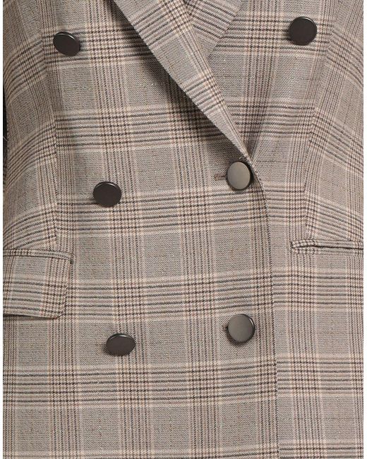 Tagliatore 0205 Gray Blazer Wool, Polyamide, Elastane, Polyester