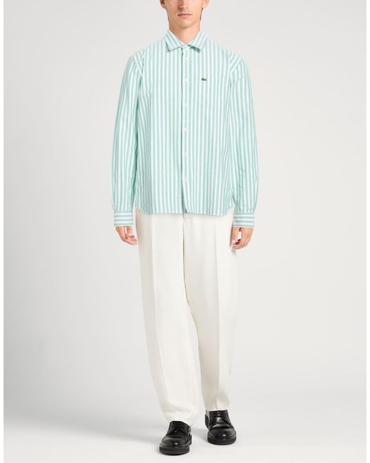 Lacoste Blue Shirt Cotton for men