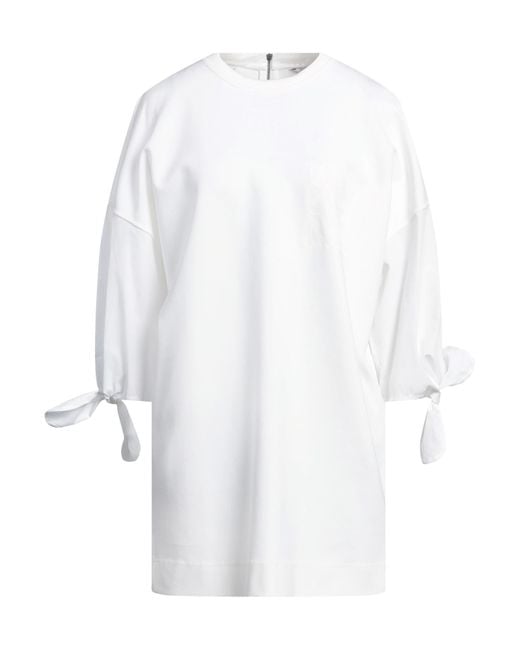 Max Mara White Mini-Kleid