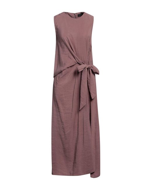 Elvine Purple Midi Dress