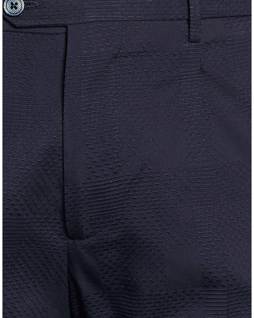 Berwich Blue Pants Cotton, Wool, Elastane for men