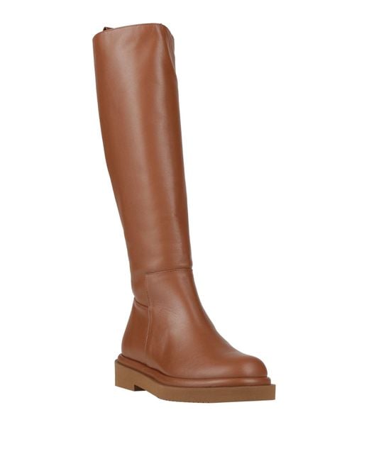 Paloma Barceló Brown Boot Leather