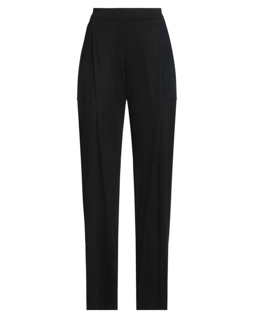 Jijil Black Pants Viscose, Polyester, Elastane