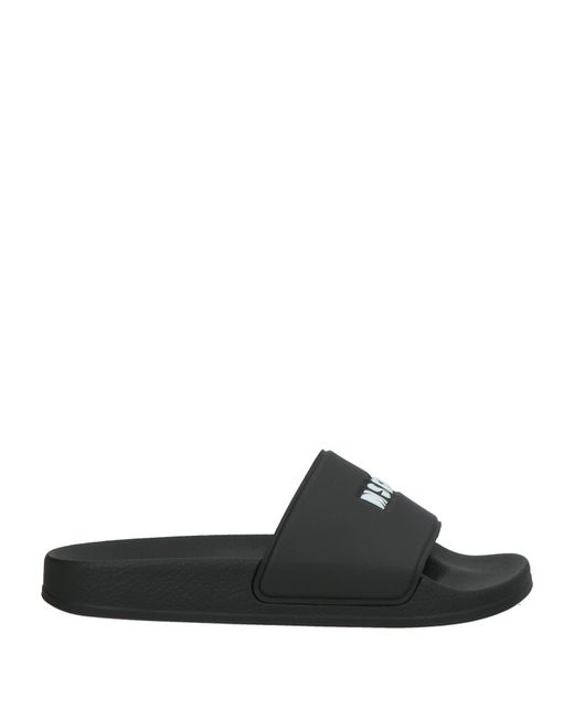 MSGM Black Sandals