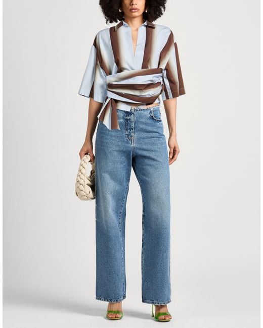 MSGM Blue Sky Shirt Cotton