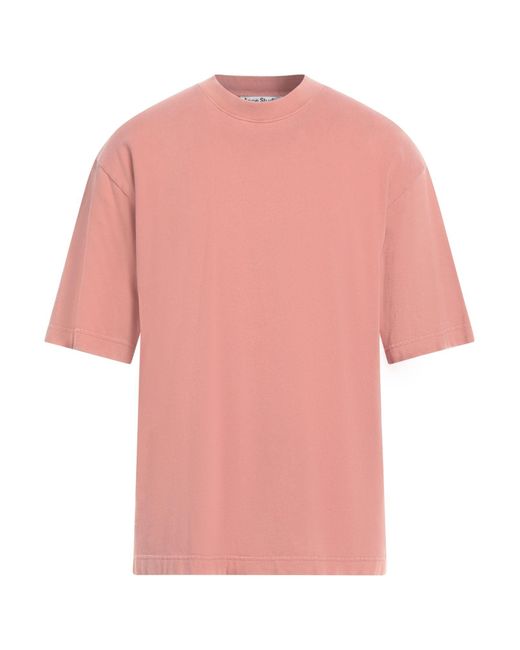 Acne Pink T-shirt for men
