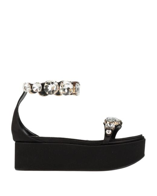 Giambattista Valli Black Sandals