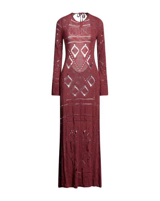 Akep Red Maxi Dress