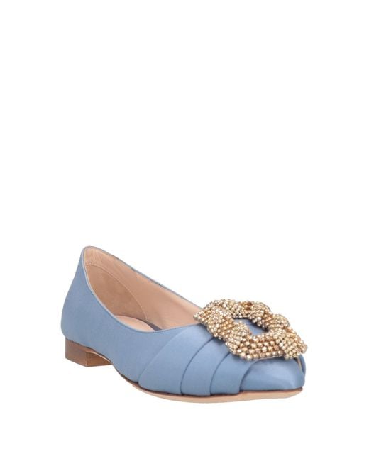Rodo Blue Ballet Flats
