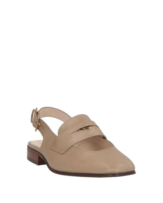 Tod's Green Ballet Flats Leather