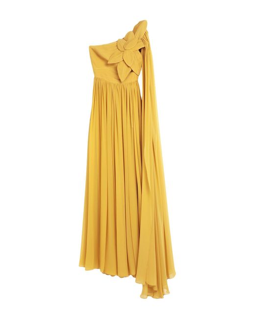 Elie Saab Yellow Maxi Dress