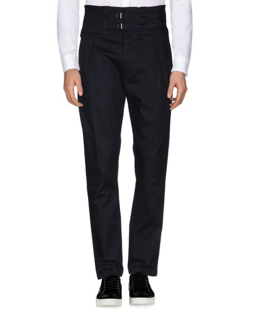 Dolce & Gabbana Blue Pants Cotton, Elastane for men