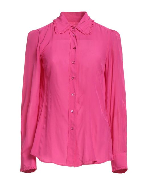 19.70 Nineteen Seventy Pink Shirt Viscose