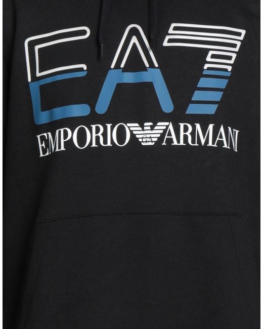 EA7 Black Sweatshirts for men
