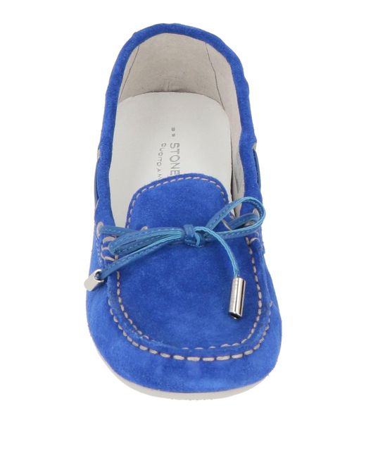 Stonefly Blue Loafers Leather