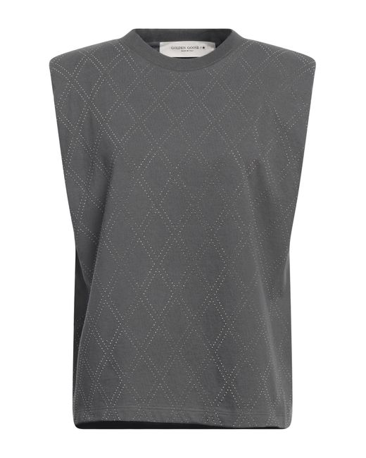 Golden Goose Deluxe Brand Gray Top Cotton
