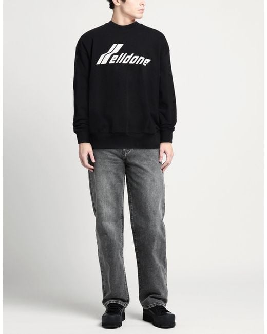 Sudadera we11done de hombre de color Black