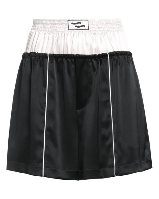Ssheena Black Shorts & Bermuda Shorts Triacetate, Polyethylene