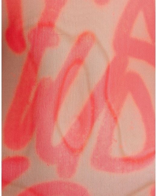 Acne Pink Top Polyester, Elastane