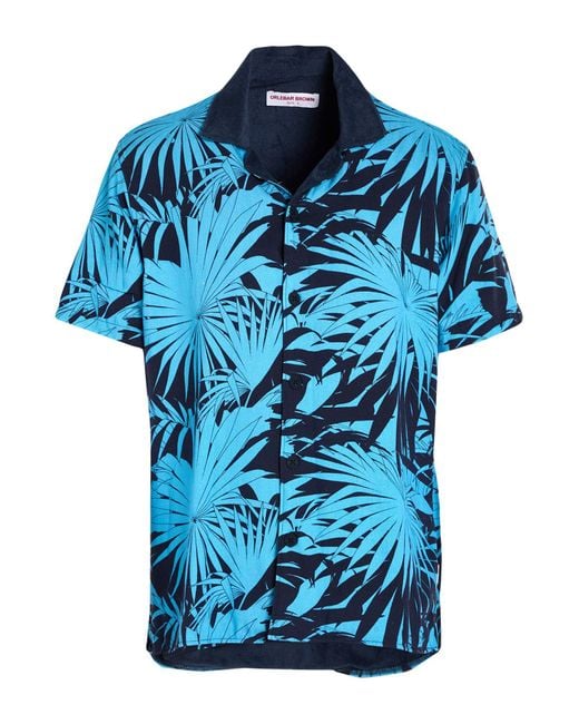 Orlebar Brown Blue Shirt for men