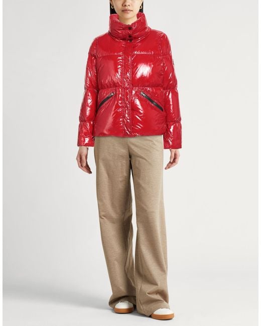 Herno Red Puffer Polyamide, Polyurethane