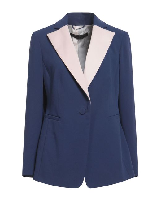 Marina Rinaldi Suit Jacket in Blue Lyst
