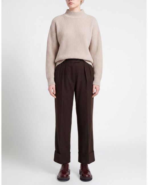 Gabriele Pasini Brown Pants Cashmere