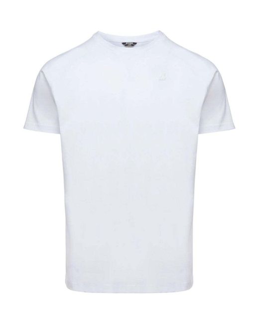 Camiseta K-Way de hombre de color White