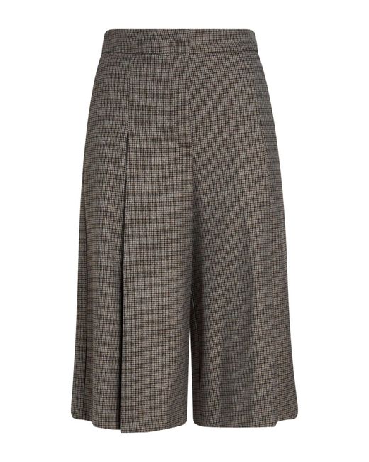 Kaos Gray Camel Shorts & Bermuda Shorts Polyester, Viscose, Elastane