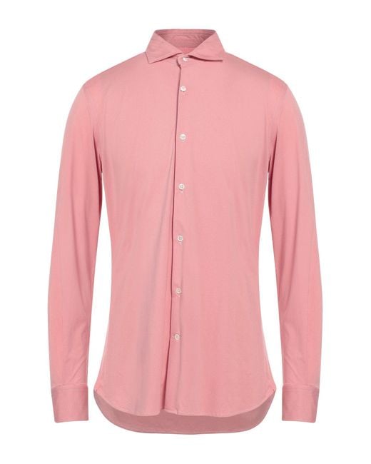 Glanshirt Pink Shirt for men