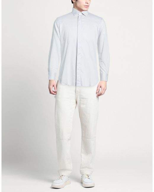 Carrel White Light Shirt Cotton for men