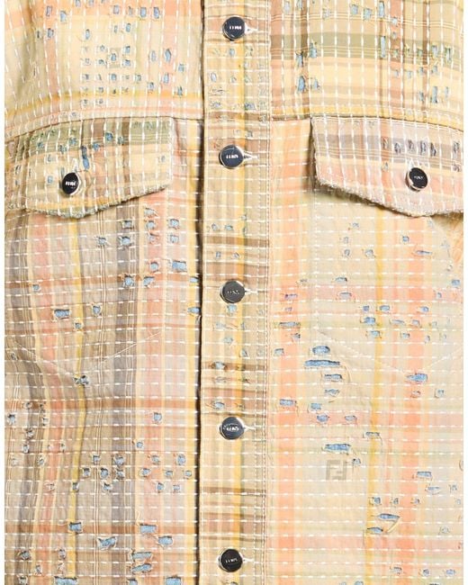 Fendi Natural Jacket Cotton for men