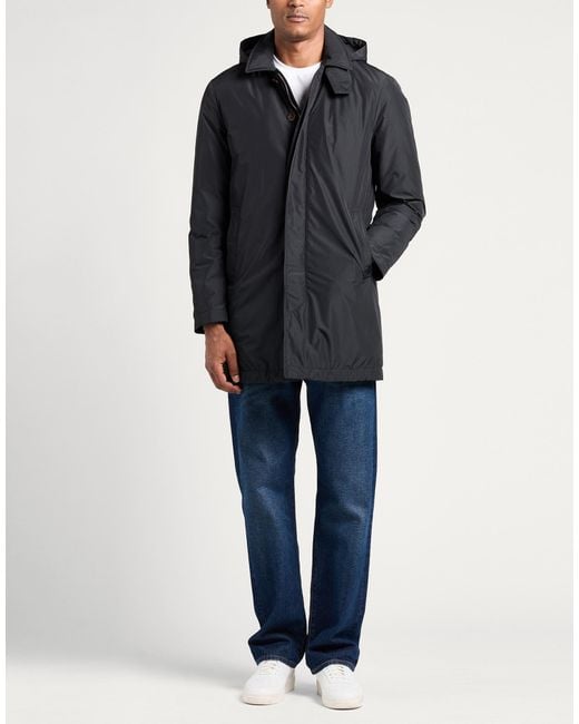 Canali Black Coat for men
