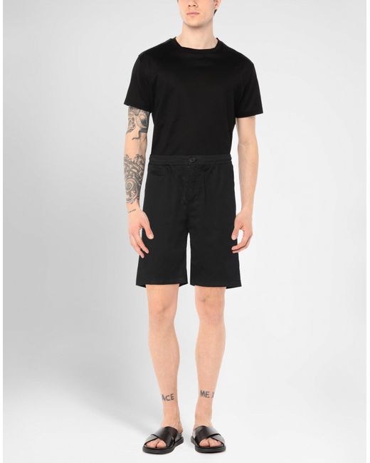 Iuter Black Shorts & Bermuda Shorts for men