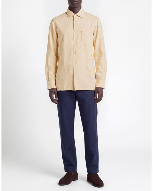 Camisa Kiton de hombre de color Natural