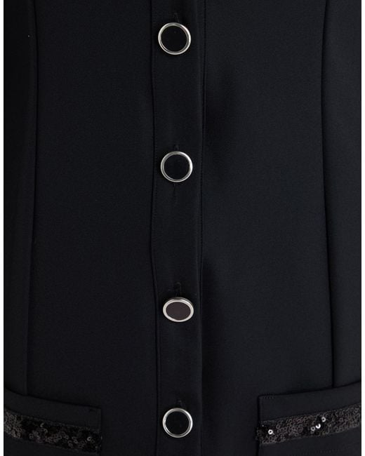 Babylon Black Mini Dress Polyamide, Elastane