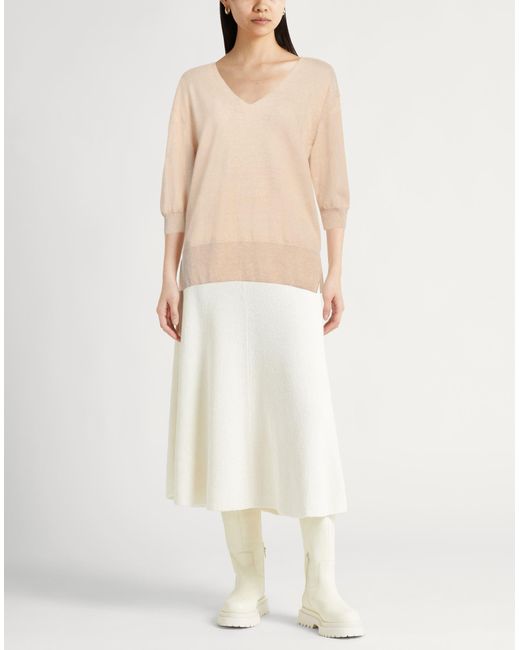 Pullover di Agnona in Natural