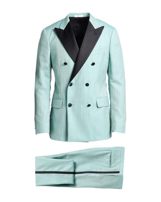 Traje Boglioli de hombre de color Green